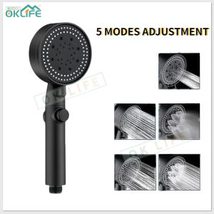 [OKLIFE. SG]5Mode UP Bathroom Handheld High Pressure shower Head set/shower booster shower head/Bathroom Accessories