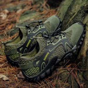 Men’s Waterproof Hiking Shoes – Lightweight Breathable  Anti-Slip Outdoor Trekking Sandals for Beach Summer Wading in Malaysia