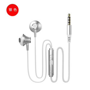 Trendy Metal Headphones Stereo Sound Universal for Mobile Phones with Heavy Bass K Semi-in-ear headphones