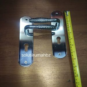 sepasang HANDLE saja 20cm bulat medium handel 20 cm gagang pintu door handel kunci tanggung tangung