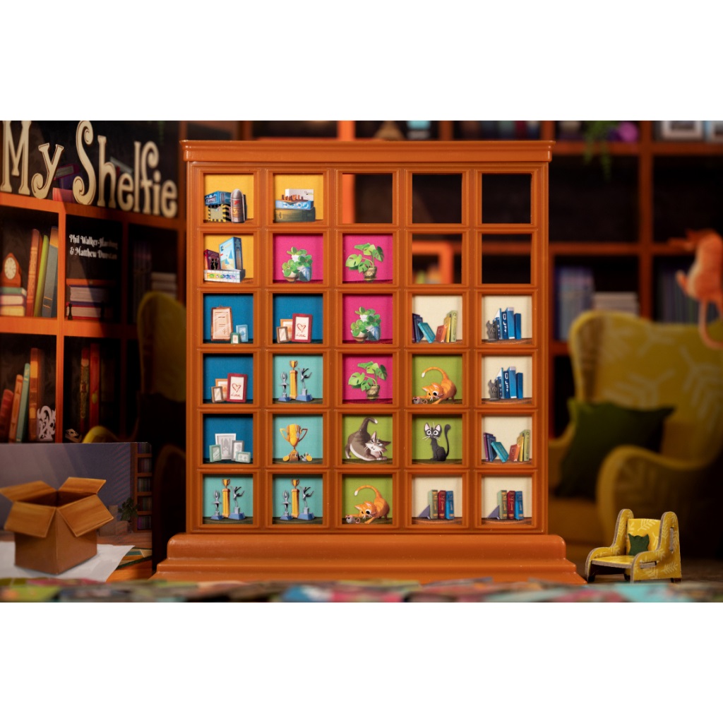 เกมกระดาน [สินค้าขายดี] My Shelfie จัดสนุก สุขล้นตู้ ภาษาไทย Free Gift! คู่มือไทย /Upgrade/Organizer เกม WDG แถมห่อของขวัญ [บอร์ดเกม Boardgame]