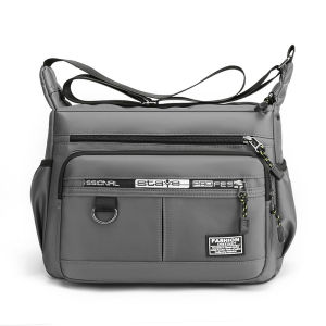 Mens Waterproof Light Leisure Bag Cross Body Large-Capacity Bag