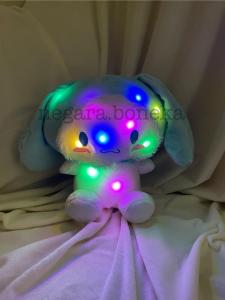 Boneka sanrio cinnamoroll snow white LED bisa nyala lampu bahan yelvo LEMBUT