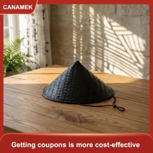 【CANAMEK】 Samurai mũ rơm Nhật Bản cosplay Nón nón Châu Á Tre 100 phần trăm handmade ánh sáng và mát mẻ cho mùa hè sử dụng ngoài trời