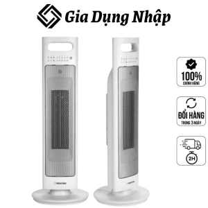 Quạt Sưởi Gốm Nemotree Máy Sưởi Thiết Bị Sưởi Có Điều Khiển Hẹn Giờ Tắt Nhập Hàn BH 12 Tháng