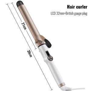28mm 32mm Electric Hair Curler Professional Temperature Adjustable Curling Wands Hair Iron with Ceramic Barrel Stylish Curling Iron
