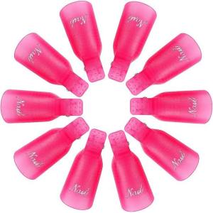 NAIL REMOVAL CLAMP/PENJEPIT KUKU UNTUK HAPUS MEMBERSIHKAN KUTEKS ISI 10PCS