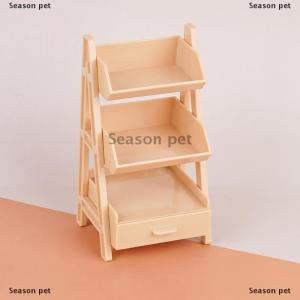 [COD] Season pet บ้านตุ๊กตา1 12ชั้นเก็บดอกไม้ขนาดเล็กโมเดลบ้านตุ๊กตาจำลองเฟอร์นิเจอร์ตกแต่งฉากก่อสร้างขนาดเล็ก