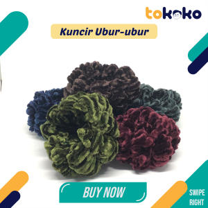 Ikat Rambut Hijab  Karet Ubur-ubur Cepol Jilbab Medium