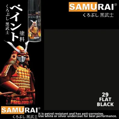SAMURAI STANDARD COLOURS (Spray Paint 38 Colours) 400ml Aerosol Cat / Spray Tin Cat /Motor Cat /Kereta Motorcycle