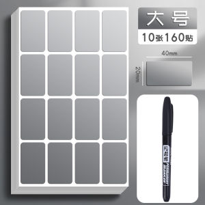 Anglebabylife สติกเกอร์ป้ายที่ถอดออกได้กระดาษกาวสติกเกอร์ทำเองเงินกันน้ำได้ป้ายชื่อขวดเอกสารอุปกรณ์การเรียน