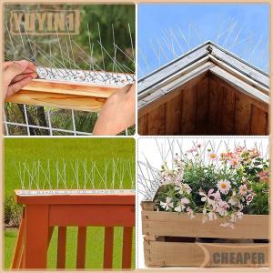 [COD] EHBqna SPORTS ชุดตะปูหนามนกพิราบกันนกสแตนเลส อุปกรณ์ป้องกันนกขับไล่การควบคุมศัตรูพืชในสวนระเบียงระเบียง