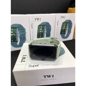 นาฬิกาอัจฉริยะ TW1 Bluetooth วัดอัตราการเต้นของหัวใจ Sleep Monitor เครื่องนับก้าวกันน้ำสลับระหว่างหน้าปัดนาฬิกาหลายอัน