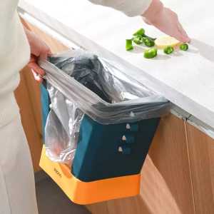 Tempat / Tong Sampah Magic Model Lipat Adjustable Flexible | Tempat Penyangga Gantungan Kantong Sampah Plastik Kresek Dapur / Kamar Mandi Bisa Lipat Portable Multifungsi