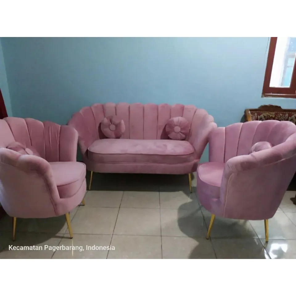 Sofa Kerang Sofa Minimalis Sofa Tamu 211 Meja Sofa Chaise - Main Image
