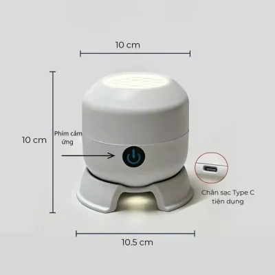 【FREESHIP】Đèn Chiếu 3d Tạo Hiệu Ứng Động Độ Nét Cao Đèn Led Xoay Tự Động 360 Độ Đầy Màu Sắc Chiếu Bông Tuyết Đại Dương Huyền Ảo