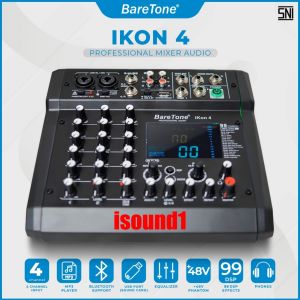 PROFESSIONAL MIXER BARETONE IKON 4 ORIGINAL 4 CHANNEL MIXER AUDIO