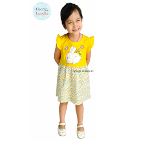 George & Izabella - Girl Dress/ Girl Cotton Dress/ Kids Clothing/ Baju Baby Girl/ Baju Budak Perempuan
