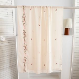 ERYRG Sunscreen Floral Headscarf Cotton Long Thin Shawl Elegant Turban Hijab Scarf Gift