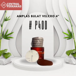 Amplas Bulat Gerinda 4 Inch Grit 40 60 80 100 120 150 180 / Amplas Bulat 4 Inch untuk Penghalusan & Finishing