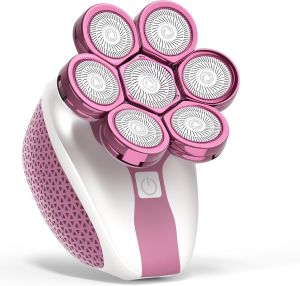 Electric Razors for Women 7D Shavers for Women with LED Display Rechargeable Waterproof Electric Shaver Multi-Function Body Hair Shaver Grooming Kit for Legs/Face/Armpits/Bikini(Pink)