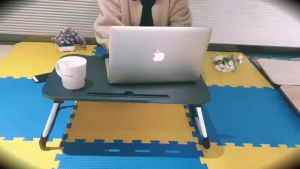 Bàn học gấp gọn thông minh có khe cắm IPAD điện thoại xả kho Phukienprocare