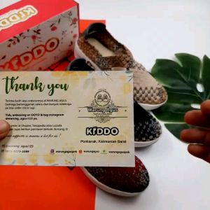 Sepatu Rajut Anyaman Wanita Wedges Kiddo W 049 - Warung Agus