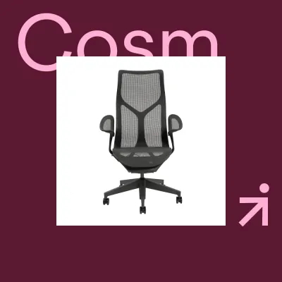 Herman Miller Cosm Ergonomic Office Chair - High Back - Leaf Arm