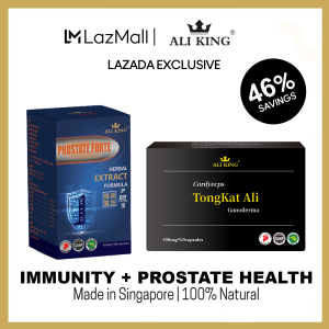 (Exclusive Set) TONGKAT ALI Cordyceps Ganoderma + Prostate Health Support | Promote Sleep Urinary Tract Health Tonify Kidney & Immune System