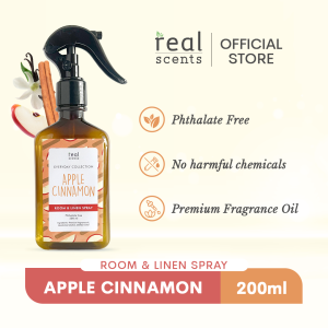 Real Scents Apple Cinnamon Room and Linen Spray 200ml