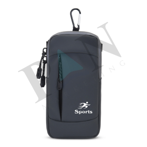Outdoor Running Wrist Armband GYM Sports Arm Band Bag Mobile Phone Holder Pouch Waterproof PU Leather 2-Zipper 3 way Fitness Exercise Jogging Beg
