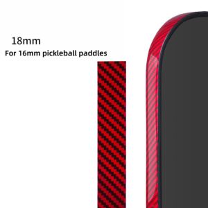 METALIX Glittering Pickleball Racket Edge Sticker Shock Absorption Luminous Frame Protective Tape Premium Anti-fall Pickleball Paddle Edge Tape Training