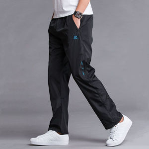 LZD  Quần Nam Quần Thể Thao Xuân Thu Quần Nam Thường Ngày Quần Dài Chống Gió Nhanh Khô Ống Đứng Quần Nam Chạy Bộ Rộng Rãi Trang Phục Đi Làm