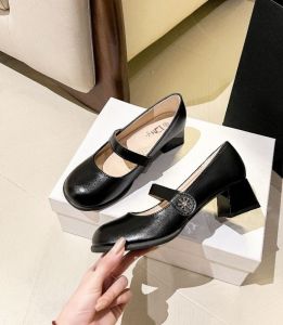 TYK 9919 PRETTYROUND BLACKSHOES with 2 INCHES HEELS FOR WOMEN