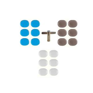 19pcs/set Snare Drum Practice Muffling Gel Pad Musical Instrument Accessory Silicone Drum Damper