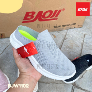 Baoji รองเท้าสลิปออนแบบสวมผู้หญิง เปิดส้น รุ่น BJW1102 (37-41)