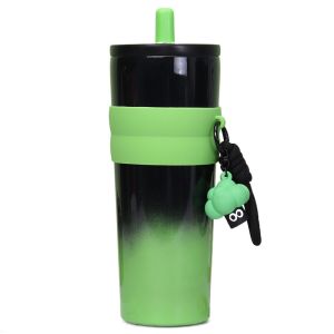VCH 710ml Insulated Water Bottle Cute Large Capacity Thermos Bottle Fashion Leak Proof Ice Bar Mug Coffee Tea