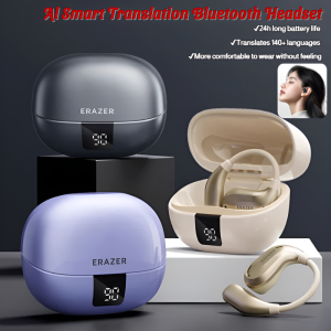 Smart Bluetooth Translation Headset Translator Earphone 144 Languages Translation Real-Time Translate Earphone