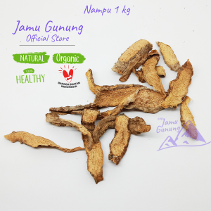 Akar Nampu Kering 1 kg Organik Asli Hutan - Lebih Berkhasiat!!