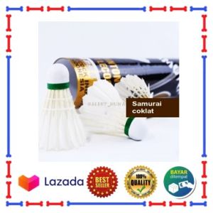 Shuttlecock /kok Samurai Coklat / Kok Badminton / Shuttlecock Bulutangkis 1 Pak ( GALERY NUHA )