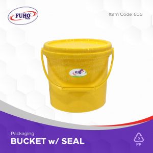 3 pcs FUHO 6L Bucket with Seal #606