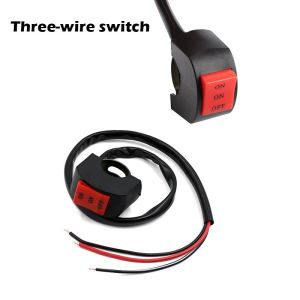 2 PCS Motorcycle Mini Driving Lights High Low Yellow/White LED Headlight with Domino 3 Way Switch