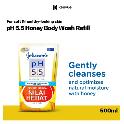 Johnsons PH5.5 Honey 500ml Refill [Twin Pack]
