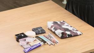 Cat Gifts for Cat Lovers Cats Small Makeup BagSanitary Napkin Storage Bag Menstrual Cup Pouch Nursing Pad Holder Feminine Product Pouches Portable Period Kit Bag for Girls Women Ladies