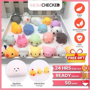 ⭐️HOT⭐️Cute Squishy Mochi Toy | Mini Animal Antistress Ball | Squeeze Rising Fidget Soft Sticky Stress Relief Toys | Mumchecked