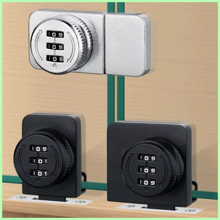 [TYD BVKR] Zinc Alloy Glass Door Password Lock Hardware Furniture ...