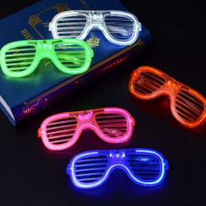 LED Kacamata Nyala Malam Colorful Eyeglass Beauty Fashio