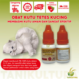 OBAT TETES KUTU KUCING & ANJING PEMBASMI PENGHILANG ANTI KUTU PADA KITTEN AMPUH 10ML