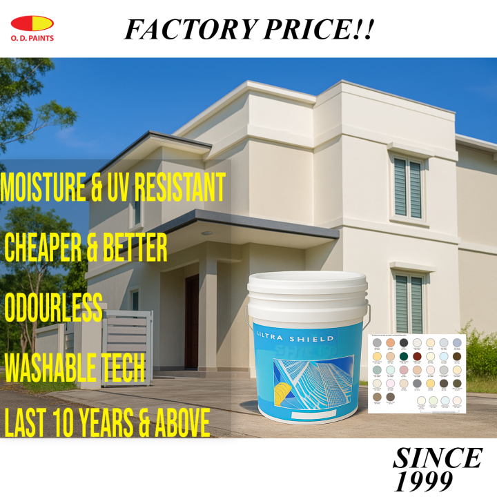 OD ULTRASHIELD DIRECT FROM FACTORY | [1L,5L,18L] SUPER QUALITY WASHABLE ...