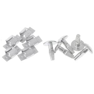 5 Pairs Engine Fitting Clips Mounting Bolt Under Cover Replacement Accessories Compatible For 206 207 406 407 806 807